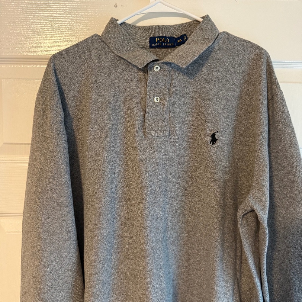 Polo Ralph Lauren | Long-sleeve Jersey Polo Pullover | Size XXL